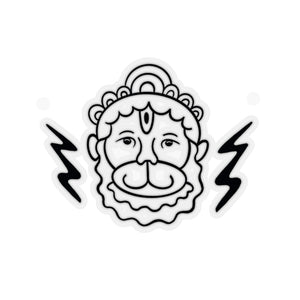Hanuman Lightening Bolt Sticker