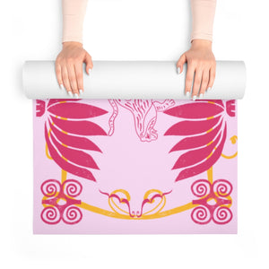 Tiger Lotus Spring Pink Yoga Mat