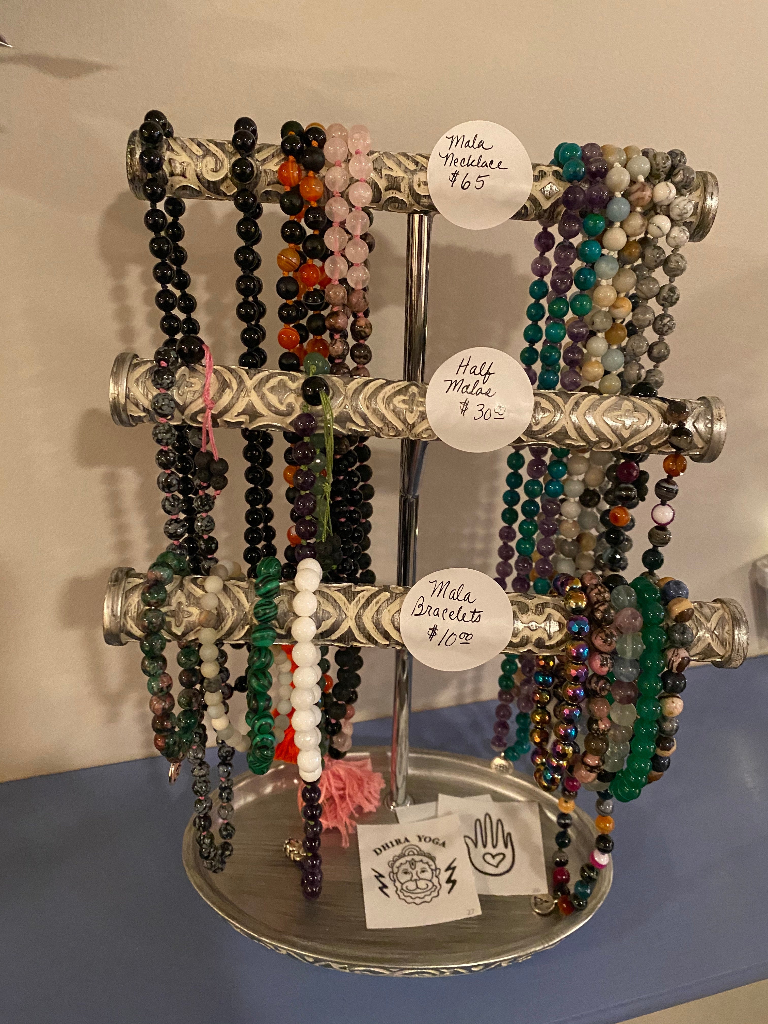 Mala Bead Bracelets and Necklaces